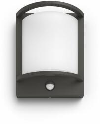 Philips Samondra UltraEfficient kültéri fali lámpaLED érzékelővel 3, 8W 2700K, antracit színben