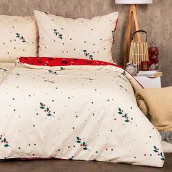 4home karácsonyi pamut ágyneműhuzat Christmas joy, 220 x 200 cm, 2 db 70 x 90 cm