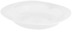 Altom Design White harmony opálüveg mély tányér készlet 22, 5 cm, 6 db