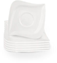 Orion Mona Musica porcelán csészealj készlet, 12 x 12 cm, 6 db