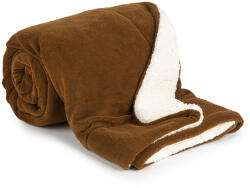 4Home gyapjú hatású pléd, sötétbarna, 150 x 200 cm, sötétbarna