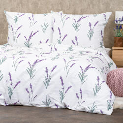 4home Lavender pamut ágyneműhuzat, 140 x 200 cm, 70 x 90 cm