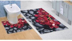 Bellatex Orchidea 3D fürdőszobaszőnyeg, 60 x 100 + 60 x 50 cm