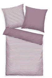 Tom Tailor Cozy Mauve & Crisp White pamut ágyneműhuzat, 135 x 200 cm, 80 x 80 cm