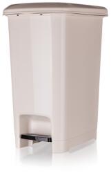 BANQUET STEP pedálos szemeteskosár 25 l, krémszínű, krém