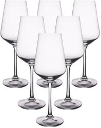 Crystalex SANDRA 6 db-os fehérboros pohárkészletSANDRA, 0, 25 l, 250 ml