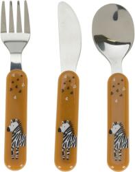 4home EH Safari evőeszközök 3 db, zebra