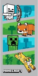 4home Minecraft állatok gyerek törölköző, 70 x 140 cm