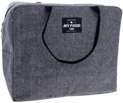 4home My Food textil termosztasak, szürke, 41 x 19 x 35 cm