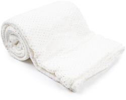 4-Home Dots pléd bézs fehér, 150 x 125 cm, fehér