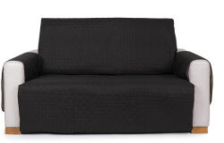 4Home Doubleface dupla fotelhuzat, fekete/szürke, 140 x 220 cm, fekete, 140 x 220 cm