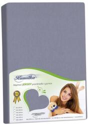 Bellatex Kamilla dzsörzé lepedő, szürke, szürke, 100 x 200 cm