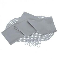 4-Home Zuhanyfüggöny és fürdőszőnyeg szett szürke, szürke