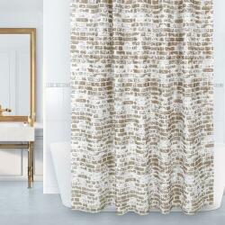 BellaTEX Fürdőszoba függöny Fal barna , 180 x 200cm