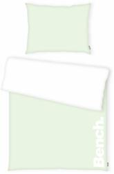 Bench pamut ágyneműhuzat fehér zöld, 140 x 200 cm, 70 x 90 cm
