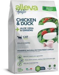 Alleva 1+1 AKCIÓ - HELYEZZ 1 DB TERMÉKET A KOSÁRBA ÉS A MÁSODIKAT INGYEN KAPOD! Alleva Holistic Felnőtt Macskáknak Csirke & Kacsa + Aloe Vera & Ginzeng 400 g, gabonamentes