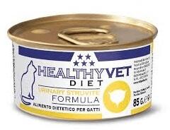 Healthy VET DIET CAT URINARY STRUVITE - a struvit kövek ellen, felnőtt macskáknak, 85 g konzerv szuper prémium