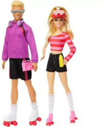 Mattel Barbie görkorcsolyázó Barbie és Ken babák (HXK90) - jatekbirodalom