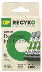 GP B50444 Eco E441+ 4xAA ReCyko 2100mAh akkumulátor töltő