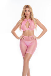  Pink Lipstick Sunset Glow Bike Short Fehérnemű szett