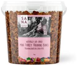 SANA (by Sana Premium Dog Foods) Sana levegőn szárított jutalomfalat - Pulyka mini csontocskák 1kg