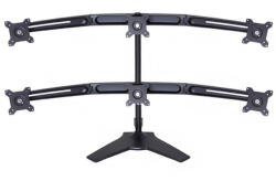 Multibrackets Suport monitor 15"-24", max. 8 kg/per monitor, Negru (Suport 1xMB-4999 + 1xMB-5002)