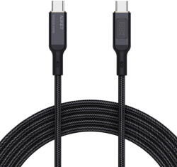 AUKEY USB-C to USB-C CB-MCC102, 100W, 1.8m (black) (44219) - vexio