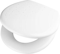 baliv WC-ülőke Cochico leeresztő automatikával duroplast fehér csillámos
