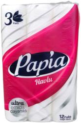  Papia домакинска хартия, Бяла, 12 броя