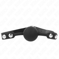 Kink Silicone Ball Gag 4cm Black