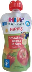 HiPP HiPPis Bio Eper-banán alma 100 % gyümölcs 4 hónapos kortól 100g