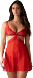 Obsessive Cupide Desir Babydoll & Thong Red L/XL