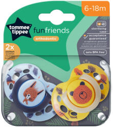 Tommee Tippee Fun játszócumi 6-18 hónapos kortól - 2 db