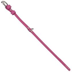 COLLAR Lapos bőr nyakörv, rózsaszín 19 - 25cm, 9mm