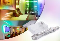 Family Hajlékony elemes LED szalag, 1 méter (RGB) (55884) - hasznos-holmik