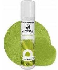 Food Colours Velvet Spray Lime Green (100 ml) - dortis (DR-V25-1)