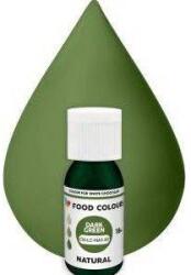 Élelmiszer-színezékek Természetes folyékony csokoládé szín sötétzöld (18 ml) - dortis (DR-OS-LC-NAT-30)