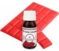 Food Colours folyékony csokoládéfesték piros (18 ml) - dortis (DR-OS-LC-024)