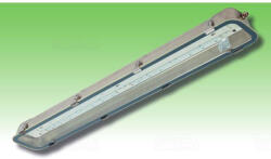 Simotrade LED Por- és páramentes lámpatest 2x36W méret, 46W 5660lm 4000K üveg búra IP65 60016236807 INOX sav és lúgálló, SNV3 Simotrade (60 016236807)