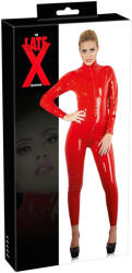 Late X LATEX - hosszúujjú női overál (piros) - szexshop - 64 090 Ft