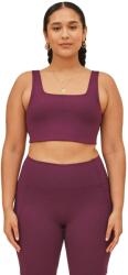 Girlfriend Collective Női melltartó - Tommy Cropped Square Neck S lila