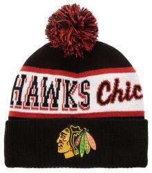 Mitchell & Ness NHL Block Sweep Pom Knit Chicago Blackhawks black