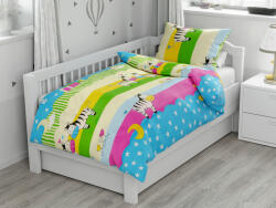 Lenjerii din bumbac pentru patut multicolor, ZEBRAS IN LOVE Lenjerie de pat