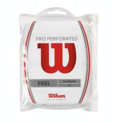 Wilson Pro Overgrip Perforated - fehér fedőgrip (12 db) fehér