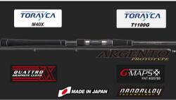 Graphiteleader Argento Prototype GLAPS 942ML Fast 2, 85m 28g pergető horgászbot (G08747)