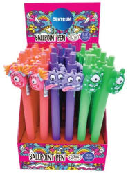 Centrum Golyóstoll nyomógombos Centrum Monster 0, 7 mm kék (89832) - papir-bolt