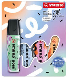 STABILO Szövegkiemelő Stabilo Boss Original by Ju Schnee 4 db-os klt (70/4-1-101-5)