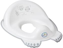 TEGA BABY Scaun de toaletă antiderapant pentru copii Owl alb