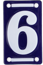Esschert Design Tűzzománc házszám, 6 (DB92-6)