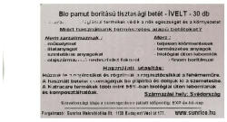 Natracare bio tisztasági betét - Curved (ívelt) 30db